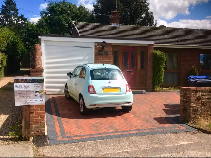 block paving driveway completed in gt barton bury st edmunds