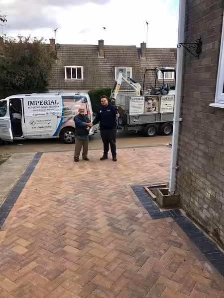 block paving driveway completed in sudbury suffolk