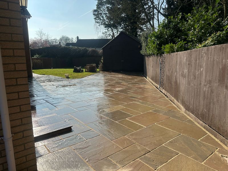 large garden patio great barton bury st edmunds 3