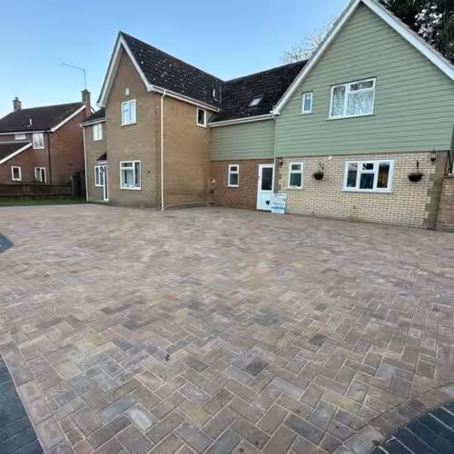 block paved driveway bury st edmunds 03
