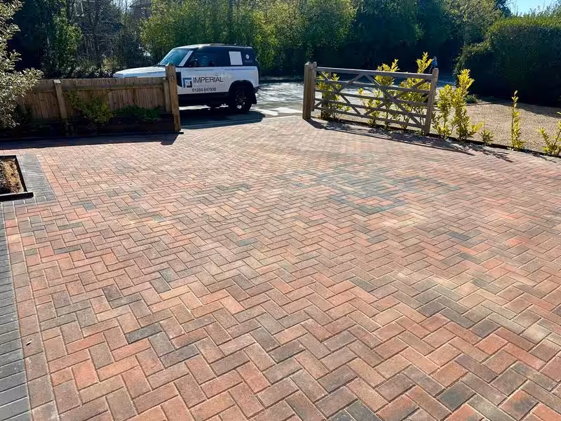 block paved driveway bury st edmunds 06