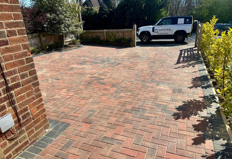 block paved driveway bury st edmunds 07