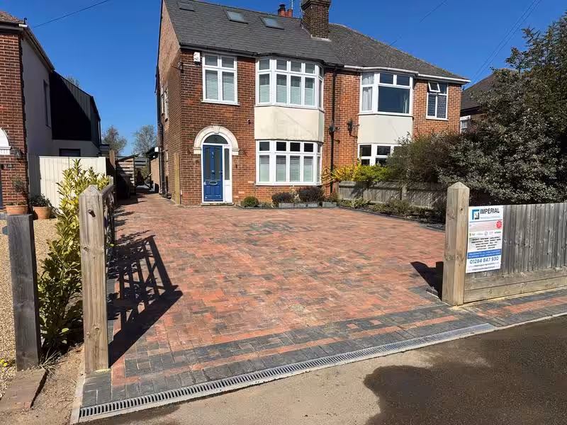 block paved driveway bury st edmunds 08