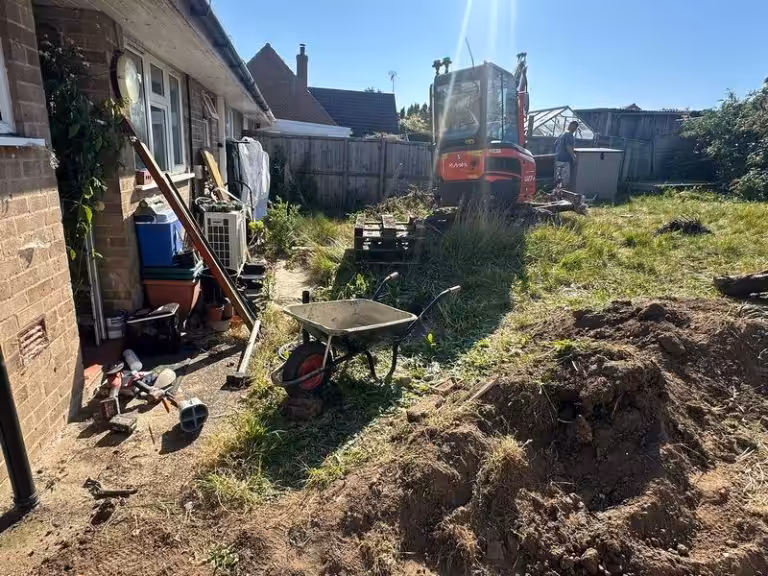 block paved driveway path patio mundford thetford 01