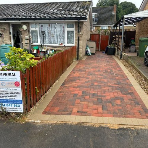 block paved driveway path patio mundford thetford 07