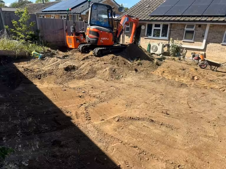 block paved driveway path patio mundford thetford 09