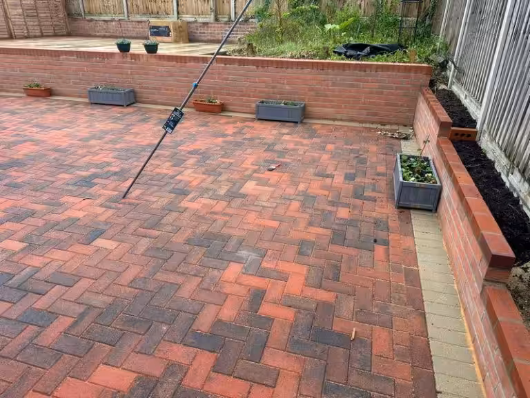 block paved driveway path patio mundford thetford 10