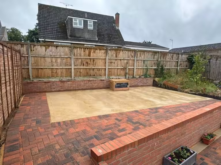 block paved driveway path patio mundford thetford 11