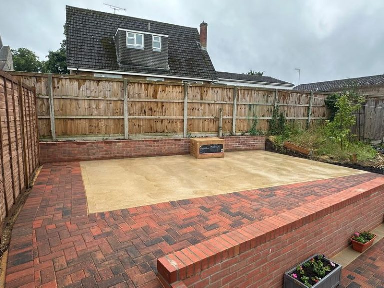 block paved driveway path patio mundford thetford 11