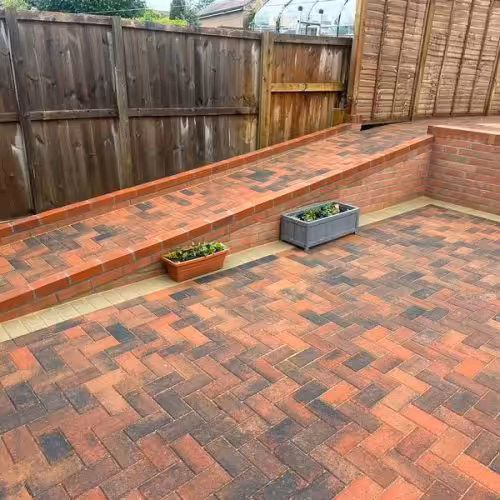 block paved driveway path patio mundford thetford 12