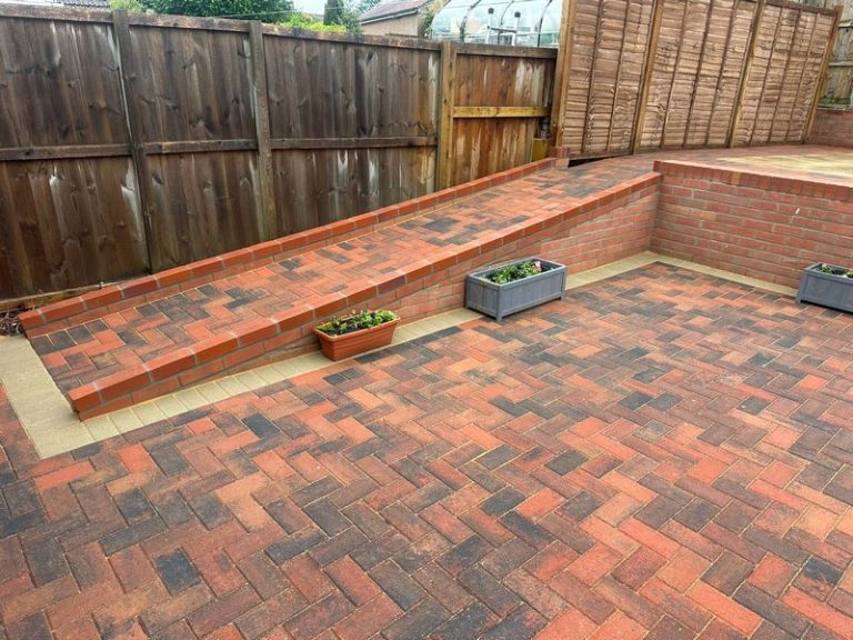 block paved driveway path patio mundford thetford 12