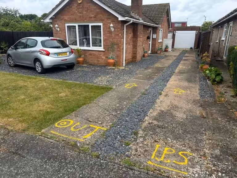 block paved driveway peterborough 1 before (Copy)